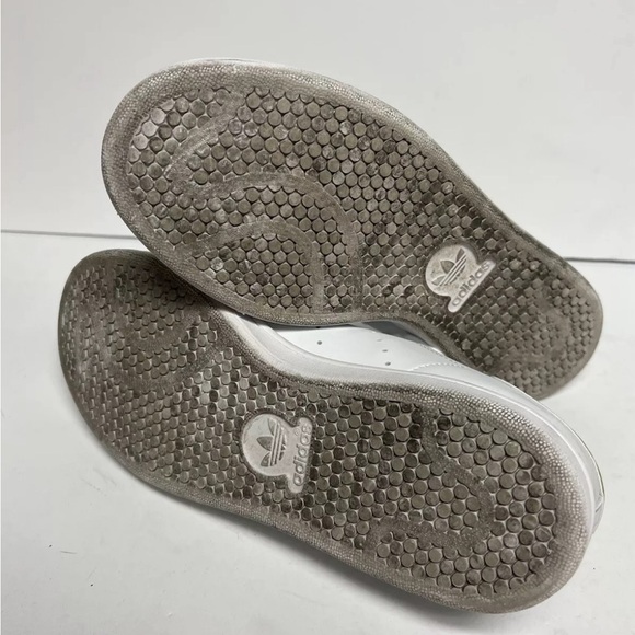 adidas Womens Stan Smith White Leather Sneaker Size 7.5 M - Picture 5 of 6